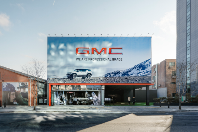 GMC 성수 팝업 스토어. / 사진=GMC