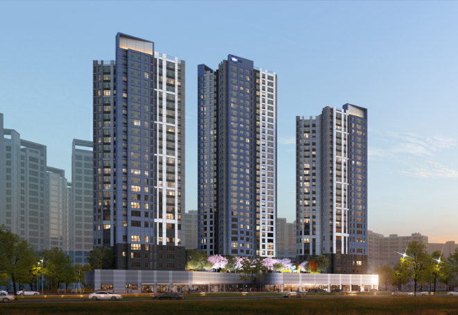 ‘홍은1구역 공공재개발’ 투시도./사진제공=두산건설