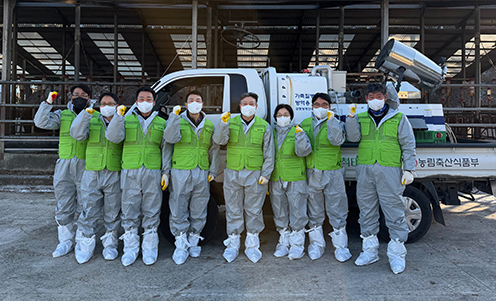 농협 강원본부, 동절기 가축질병 차단 방역 총력