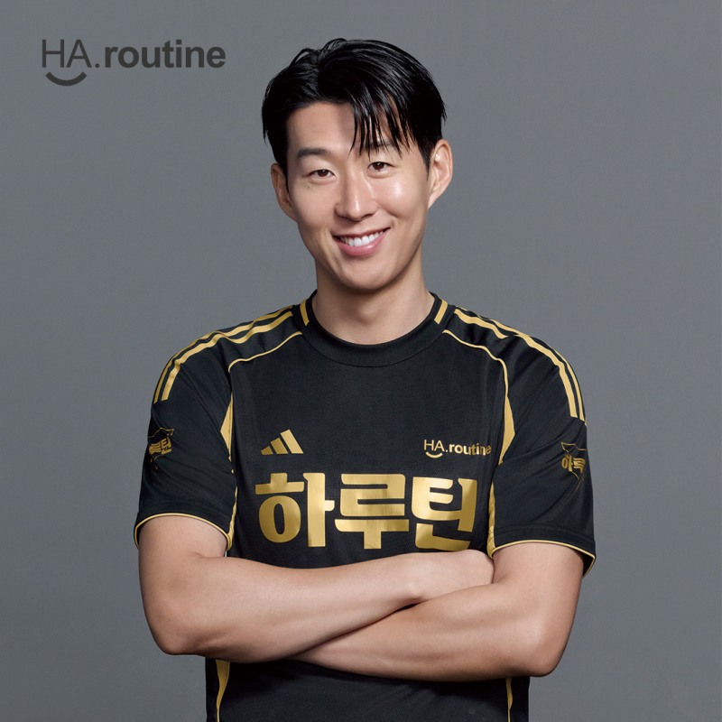 우리이앤엘이 자사 건강기능식품 브랜드 ‘하루틴’의 비타민 모델로 대한민국 축구 국가대표팀 주장 손흥민 선수를 선정했다. ⓒ 우리이앤엘