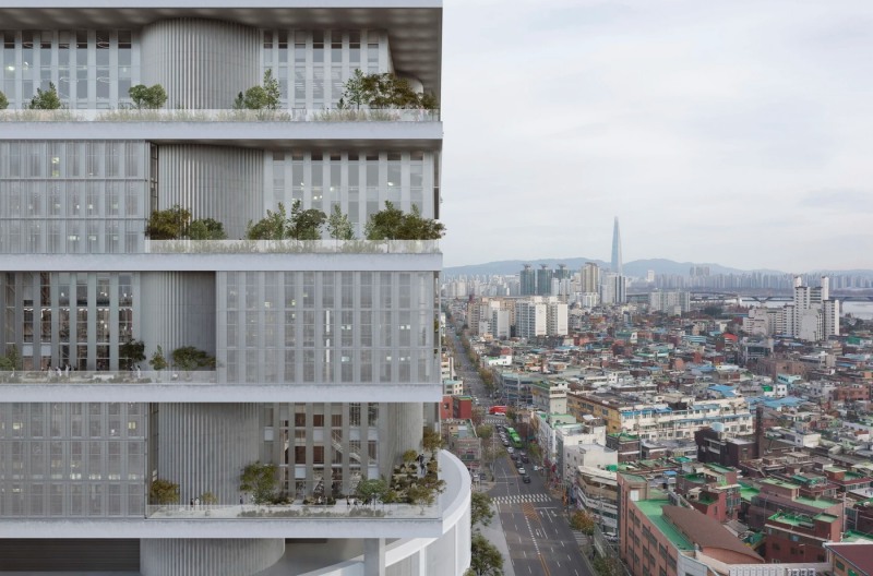 데이비드 치퍼필드 아키텍츠에서 설계한 ‘성수 크래프톤 신사옥./사진=데이비드 치퍼필드 아키텍츠