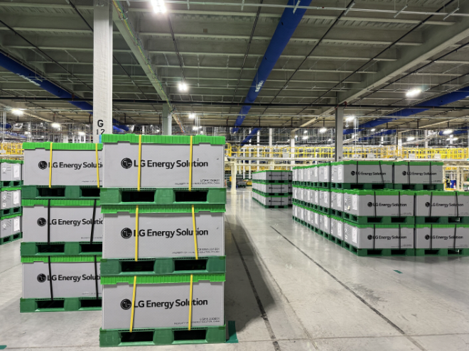 넥스트스타 에너지에서 출고 중인 배터리 제품들. / 사진=LG에너지솔루션
