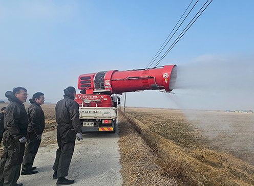 농협 충남세종본부, 설 명절 가축전염병 차단 방역 총력