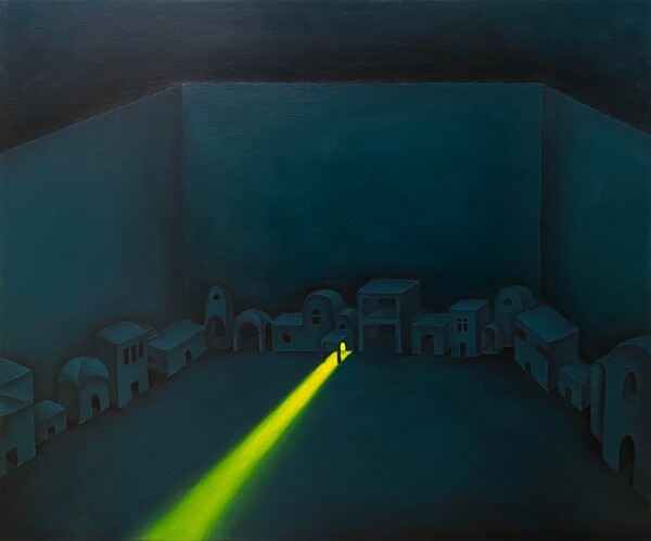 Deep Seated Fear, 37.9 45.5cm acrylic on canvas, 2025