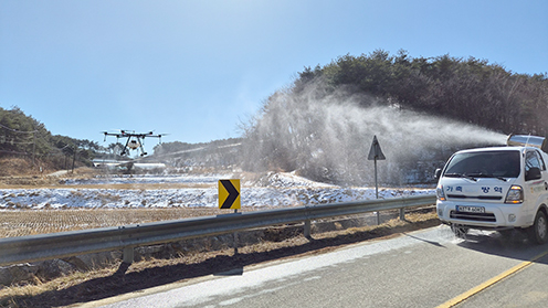 농협 강원본부, 설명절 가축질병 차단방역 총력