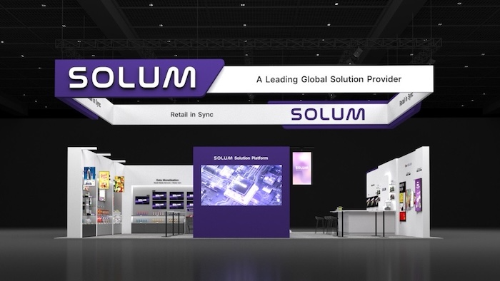솔루엠은 독일 뒤셀도르프에서 열리는 ‘유로샵(EuroShop) 2026’에 참가해 오프라인 매장의 미래를 바꿀 혁신 솔루션을 공개한다고 20일 밝혔다. /사진=솔루엠