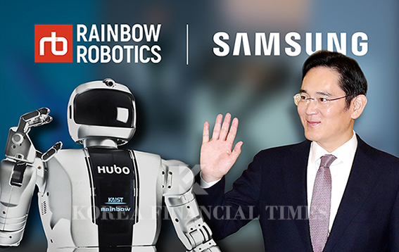 ▲ Rainbow Robotics and Samsung Electronics Chairman Lee Jae-yong / Image = Korea Financial Times