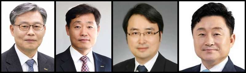 왼쪽부터 김태승 한국철도공사 사장, 정왕국 SR 대표이사, 이헌욱 한국부동산원 원장, 최인호 주택도시보증공사 사장./사진=각 기업