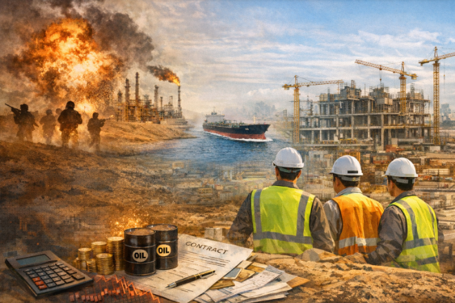 미국-이란 전쟁 중 중동에 진출한 대한민국 건설사./사진제공=AI 생성 이미지