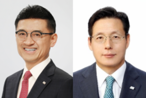 김미섭 미래에셋증권 대표이사 부회장(왼쪽), 허선호 미래에셋증권 대표이사 부회장(오른쪽) / 사진제공= 미래에셋증권