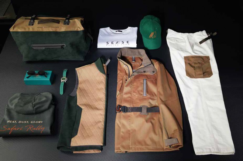 아프리카 풍경에서 영감을 받아 자동차 애호가를 위해 디자인된 컬렉션 사파리 랠리 키트. /사진=시즈