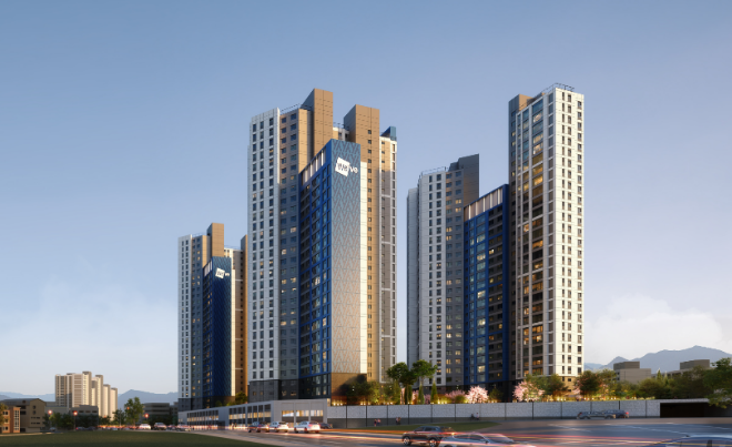 명장3구역 재건축사업 투시도./사진제공=두산건설