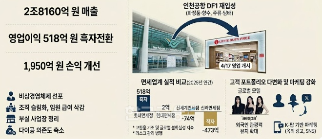 롯데면세점이 지난해 흑자전환했다. /사진=생성형AI