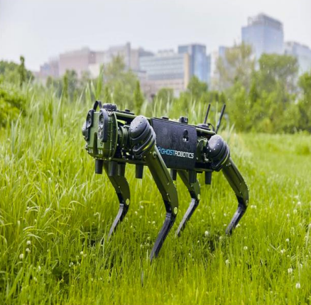 고스트로보틱스 사족보행 로봇 '비전 60' /사진제공=LIG D&A