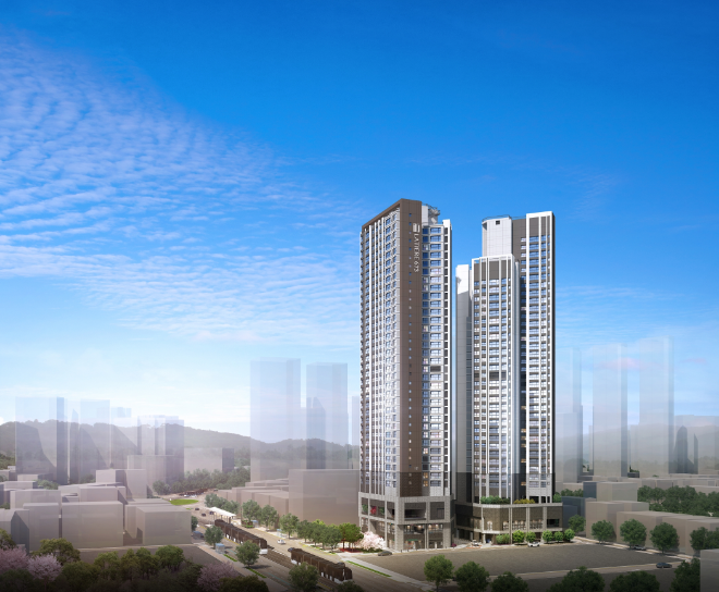 문수로 라티에르 673 투시도./사진제공=한국토지신탁