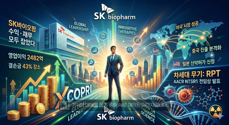SK바이오팜이 세노바메이트 성장에 실적과 재무상태 모두 개선했다. /사진=생성형 AI
