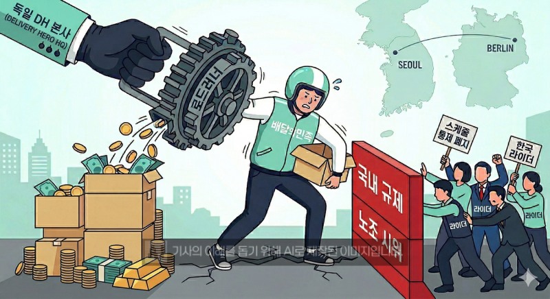 배달의민족(배민)의 물류서비스를 전담하는 우아한청년들(대표이사 권오중)은 경기 오산시와 화성시 지역에서 시범 운영 중인 라이더 애플리케이션(앱) ‘로드러너’의 사전 스케줄 신청 기능(스케줄 기능)을 앞으로 적용하지 않기로 했다./사진=생성형AI