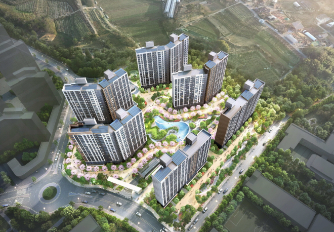 첨단3지구 A8블록 ‘호반써밋 첨단3지구’조감도./사진제공=호반건설