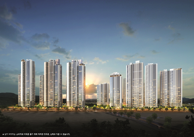 도안자이 센텀리체 투시도./사진제공=GS건설