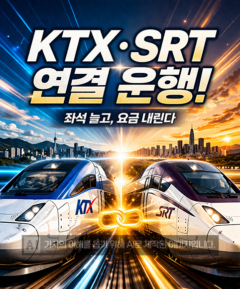 KTX와 SRT 하나로 달린다…좌석 늘리고 운임 10% 낮춘다