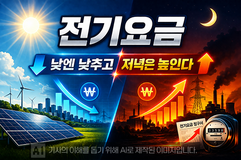 오늘부터 낮엔 싸고 저녁엔 비싸진다…전기요금 시간대 개편 본격 시행