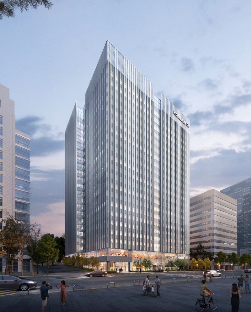 코리안리재보험 신사옥 조감도./사진제공=DL이앤씨