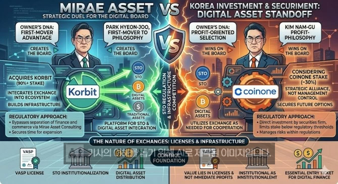 판을 산 미래에셋 vs 타이밍 산 한투…승부는 ‘구조’에서 끝났다