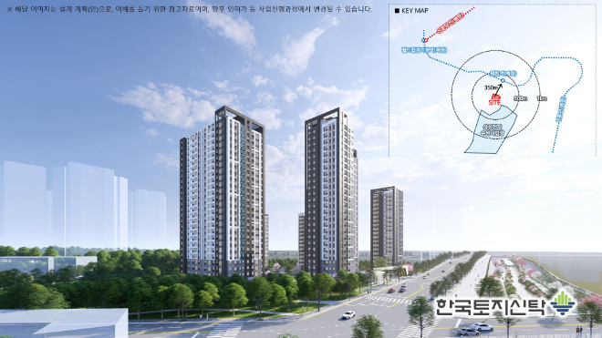 메탄1구역 조감도./사진제공=한국토지신탁