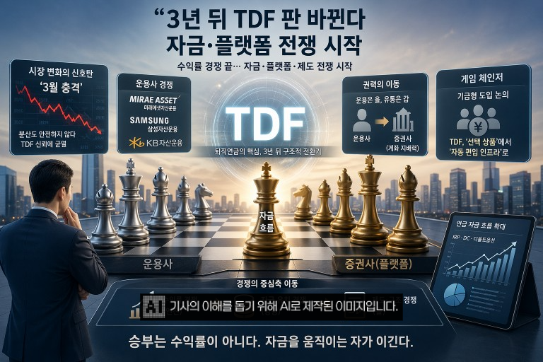 “3년 뒤 TDF 판 바뀐다”…자금·플랫폼 전쟁 시작