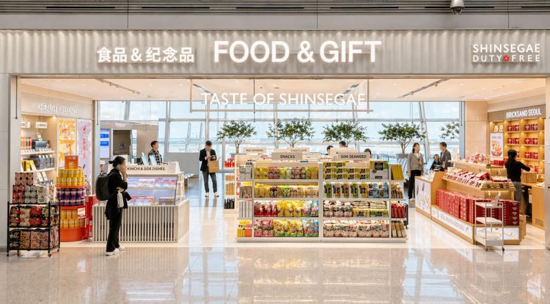 신세계면세점이 선보이는 식품 큐레이션존 ‘테이스트 오브 신세계’ 인천공항 1터미널점./사진제공=신세계면세점