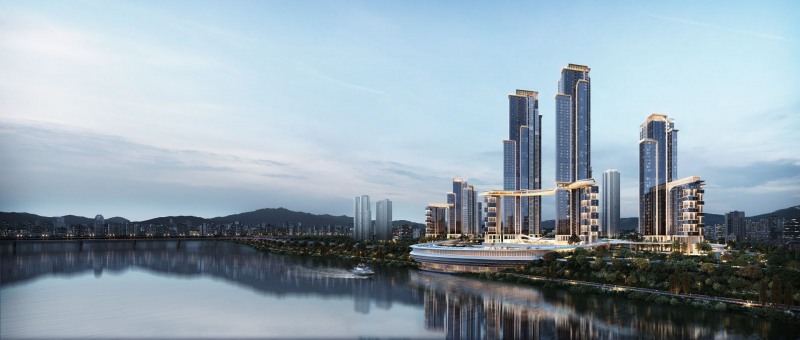 서울 성동구 성수1지구 재개발 사업 투시도./사진제공=GS건설