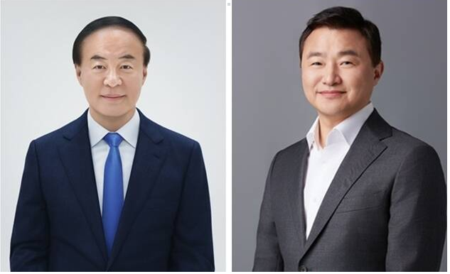 삼성전자 전영현 DS부문장 부회장(왼쪽)과 노태문 DX부문장 사장