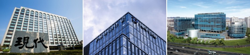 (사진 왼쪽부터)현대건설·대우건설·삼성E&A 전경./사진제공=각 사