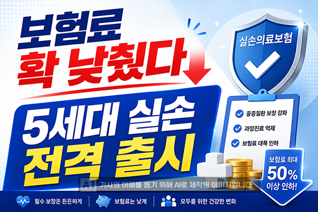 오늘부터 5세대 실손보험 출시…“중증 보장은 강화, 보험료는 대폭 인하”