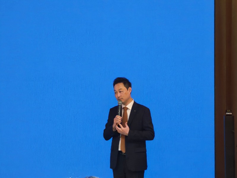 압구정3구역 사업에 대해 설명하고 있는 박성아 현대건설 압구정 재건축 총괄팀장./한국금융신문 조범형 기자