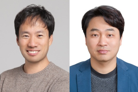 김성훈 업스테이지 대표(왼쪽), 이건수 업스테이지 AI검색부문장. /사진=업스테이지, 커넥트웨이브