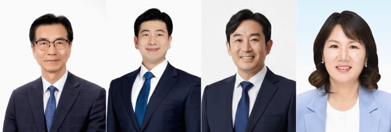 ( 사진 순서대로)고기판·전승관·박경만·양송이 후보./사진제공=중앙선거관리위원회