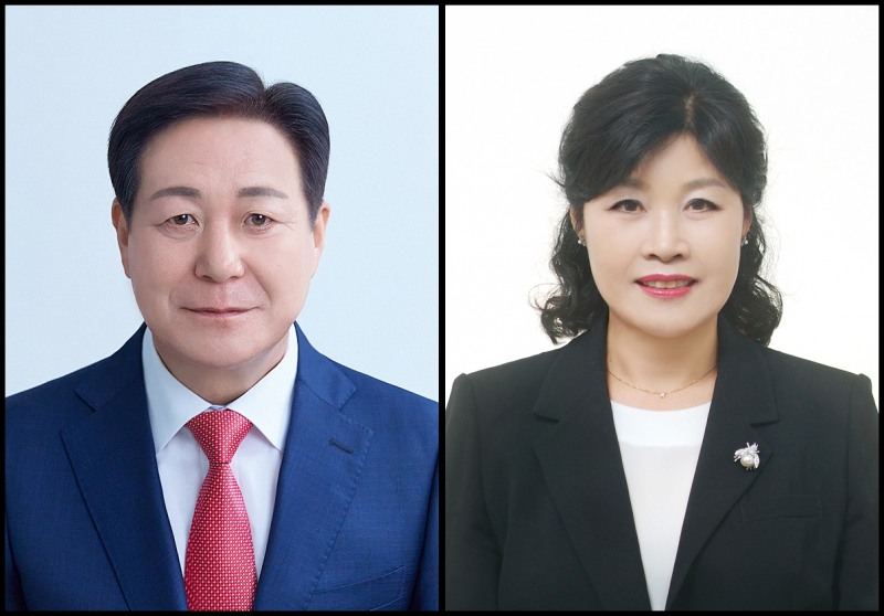 우병호 다선거구(가) 후보(왼쪽), 고진숙 다선거구(나) 후보./사진=중앙선관위원회