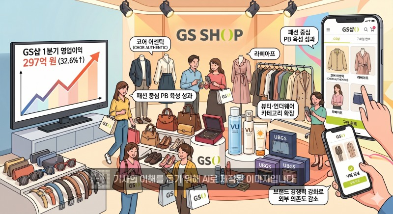 GS샵이 PB를 바탕으로 수익성이 좋아지고 있다. /그림=생성형AI