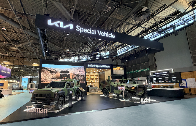 ‘Eurosatory 2026’ 기아 전시관. / 사진=기아