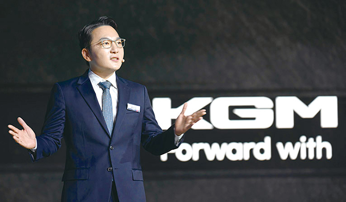 ▲ 곽정현 KG모빌리티 사장
