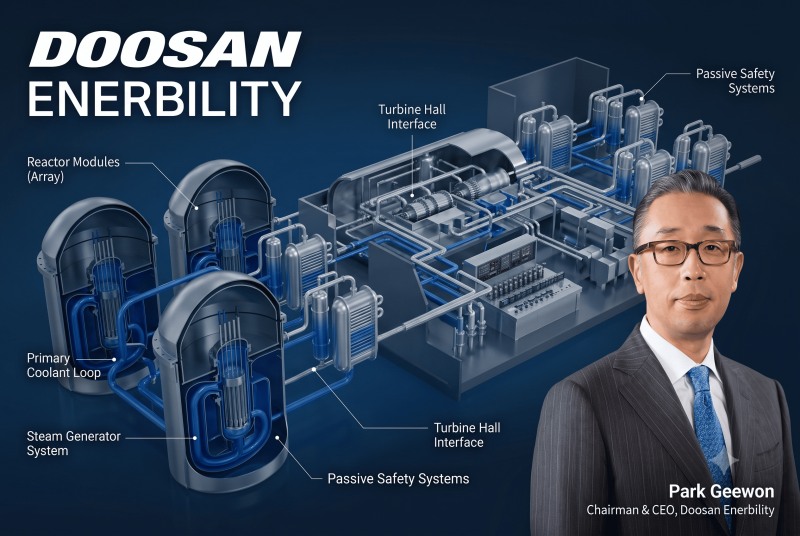 Park Geewon, Chairman & CEO of Doosan Enerbility. / This image was created using AI, based on a photo provided by Doosan Enerbility.