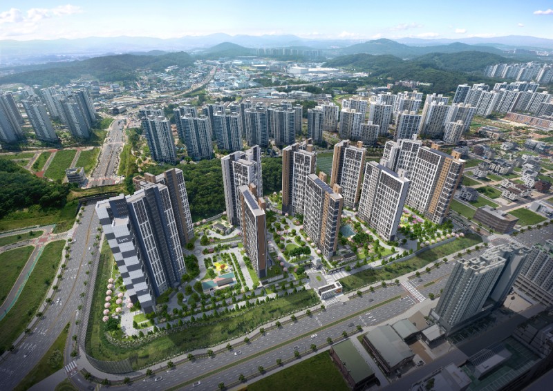 오산 세교 우미린 포레아시티 조감도. /사진제공=우미건설
