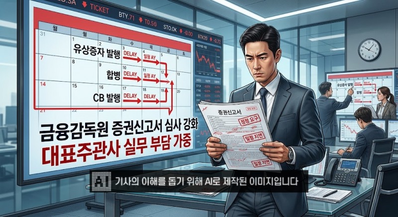 깐깐해진 증권신고서 심사…IB 부담 가중에 기업 자금조달 '차질 우려'