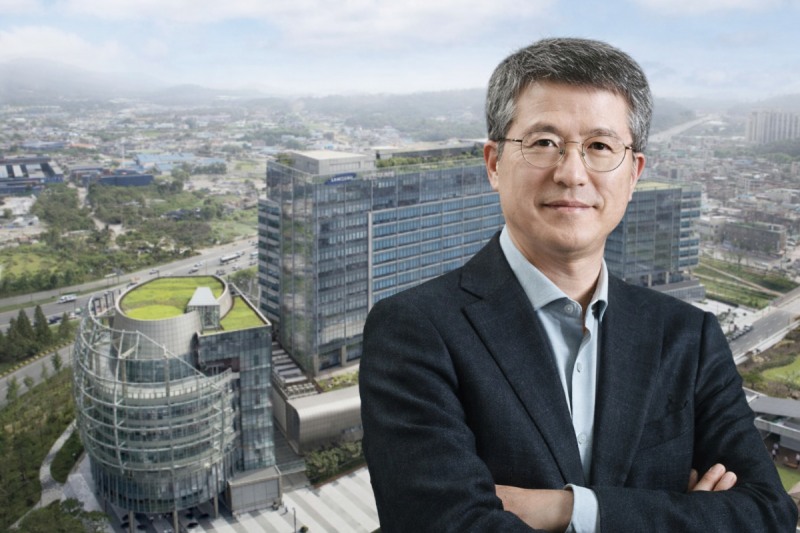 오세철 삼성물산 건설부문 대표이사와 본사 전경. /사진=AI생성 이미지