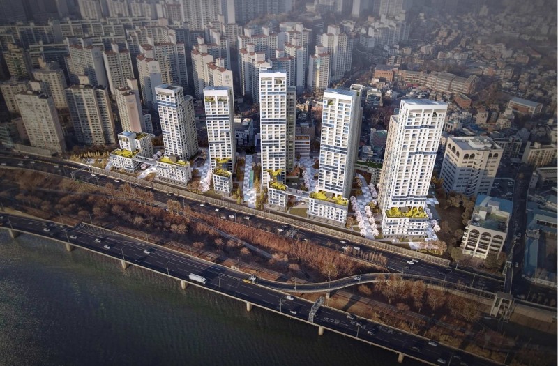 산호아파트 주택재건축정비사업 조감도. 사진제공=용산구