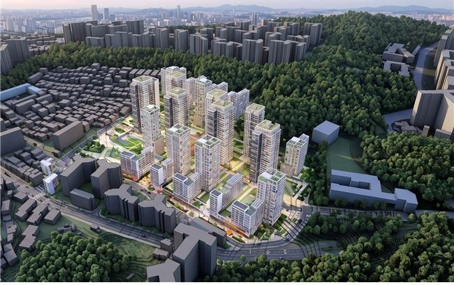 동작구 상도동 214 일대 조감도. 사진제공=서울시