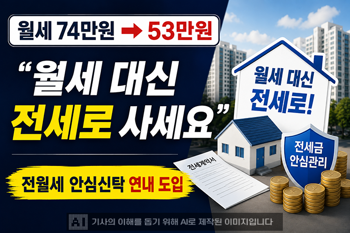 “전세금 떼일 걱정 없다”…월세 주택을 전세로 바꿔주는 ‘안심신탁’ 연내 도입