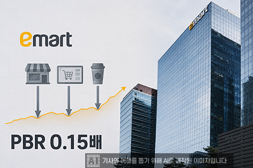 ▲ 이마트는 대표적인 저PBR 기업이다. 사진 = 생성형AI
