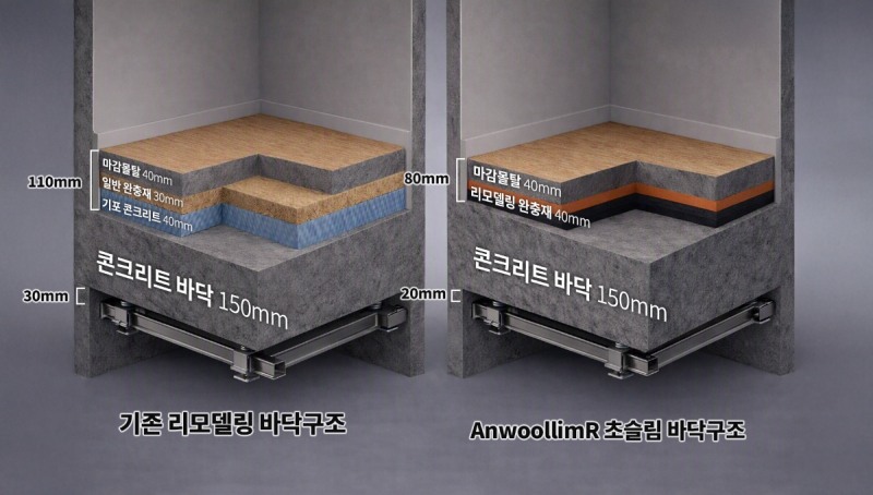 안울림R 바닥구조 이미지. /사진제공=포스코이앤씨